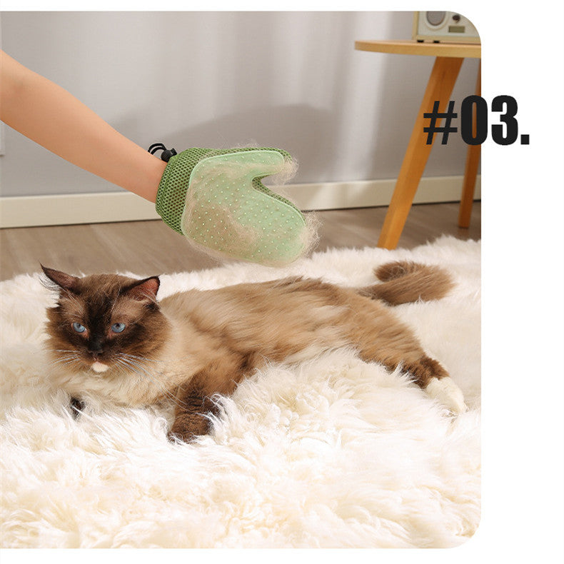 2-in-1 Hair Removal Pet Gloves