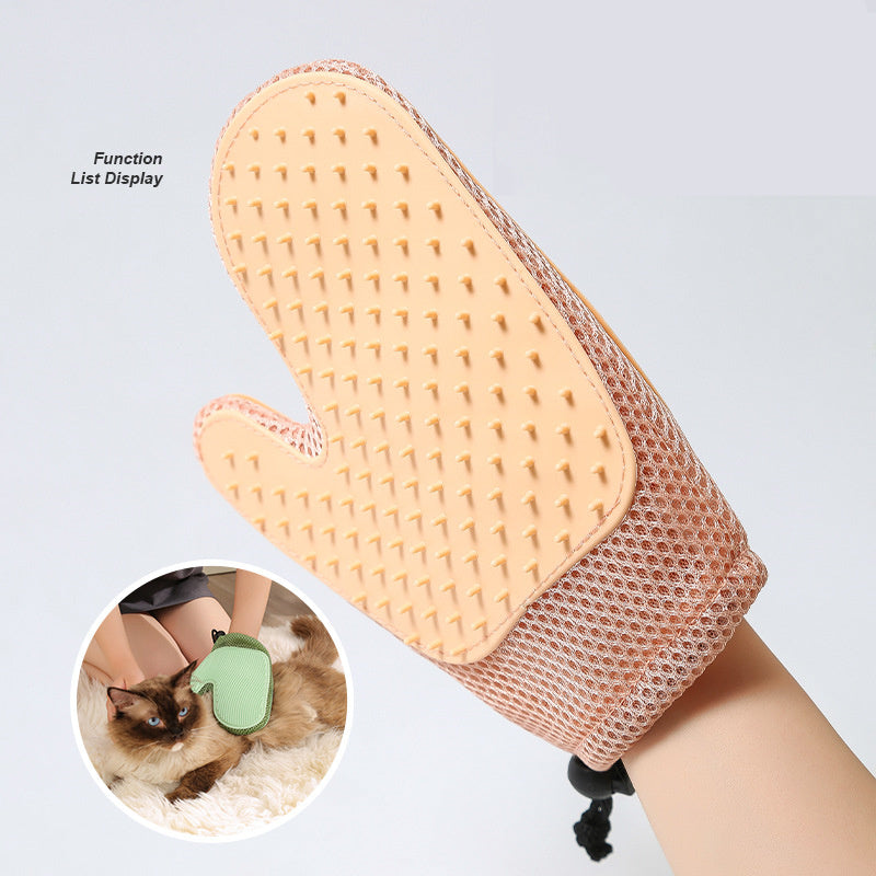 2-in-1  Hair Removal Pet Gloves